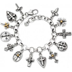 Brighton Sanctum Cross Charm Bracelet